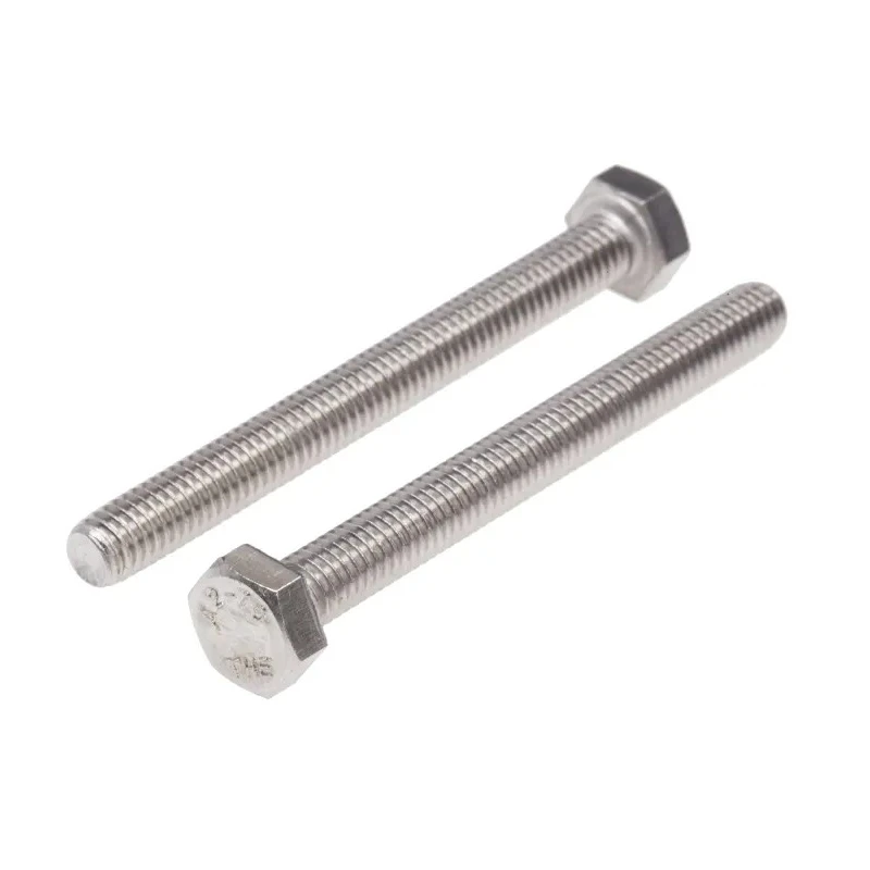 RS PRO Plain Stainless Steel Hex Bolt M6 x 60 mm DIN 933 289-017