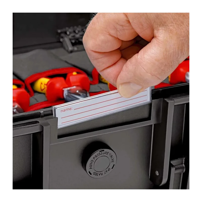 Knipex Heavy Duty Plastic Tool Case, Robust45 Shockproof, Dustproof, Waterproof, 609x428x263 mm, 45 Litres Capacity 00 21 37