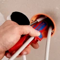 Knipex ERGOSTRIP Universal Cable Stripping Tool, Ergonomic Pistol Grip, Round Standard Waterproof and Coaxial 16 95 02 SB