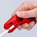 Knipex ERGOSTRIP Universal Cable Stripping Tool, Ergonomic Pistol Grip, Round Standard Waterproof and Coaxial 16 95 02 SB