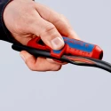 Knipex ERGOSTRIP Universal Cable Stripping Tool, Ergonomic Pistol Grip, Round Standard Waterproof and Coaxial 16 95 02 SB