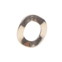 RS PRO Copper Plain Crinkle Locking & Anti-Vibration Washer M6 BS 4463 0.4mm Thickness 289-691