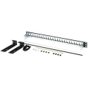 Belden KeyConnect Series Cat6 Cat5e 24 Port Shielded Keystone Patch Panel 1U AX106902