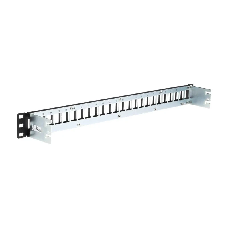 Belden KeyConnect Series Cat6 Cat5e 24 Port Shielded Keystone Patch Panel 1U AX106902