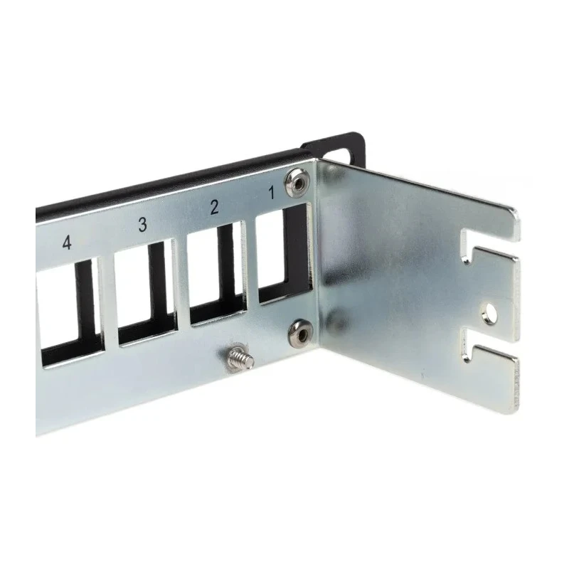 Belden KeyConnect Series Cat6 Cat5e 24 Port Shielded Keystone Patch Panel 1U AX106902