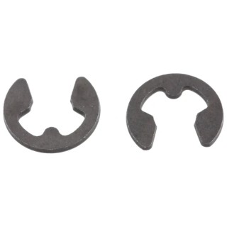 RS PRO Steel Type E External Circlip for 6 mm Shaft Diameter with 0.7 mm Thickness 289-477