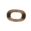 RS PRO Copper Plain Crinkle Locking & Anti-Vibration Washer M8 BS 4463 289-708