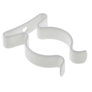 RS PRO 25.4 mm Nylon Coated Stainless Steel Spring Clip 7.94 mm Overall Height, 3.6 mm Fixing Hole Diameter 289-590
