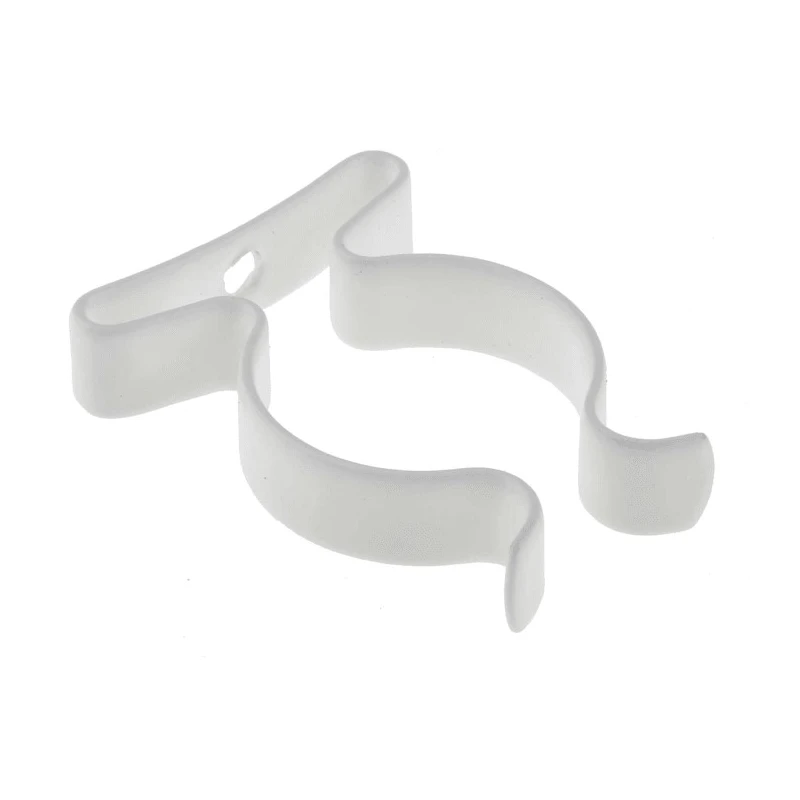 RS PRO 25.4 mm Nylon Coated Stainless Steel Spring Clip 7.94 mm Overall Height, 3.6 mm Fixing Hole Diameter 289-590