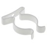 RS PRO 25.4 mm Nylon Coated Stainless Steel Spring Clip 7.94 mm Overall Height, 3.6 mm Fixing Hole Diameter 289-590