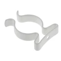 RS PRO 25.4 mm Nylon Coated Stainless Steel Spring Clip 7.94 mm Overall Height, 3.6 mm Fixing Hole Diameter 289-590