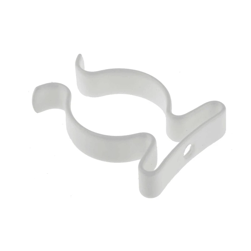 RS PRO 25.4 mm Nylon Coated Stainless Steel Spring Clip 7.94 mm Overall Height, 3.6 mm Fixing Hole Diameter 289-590