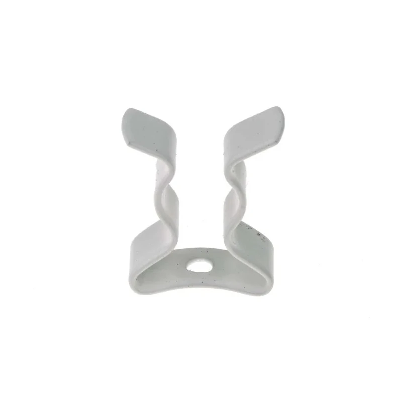 RS PRO Nylon Coated Stainless Steel Spring Clip 6.35 mm Clip to Suit Diameter 6.35 mm Fixing Hole Diameter 2.2 mm 289-540