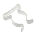 RS PRO 28.58 mm Nylon Coated Stainless Steel Spring Clip 9.53 mm Height, 3.6 mm Fixing Hole Diameter 289-607