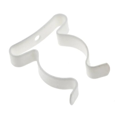 RS PRO 28.58 mm Nylon Coated Stainless Steel Spring Clip 9.53 mm Height, 3.6 mm Fixing Hole Diameter 289-607