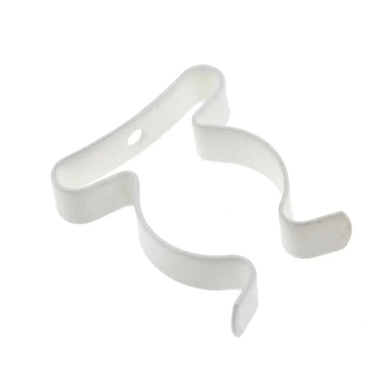 RS PRO 28.58 mm Nylon Coated Stainless Steel Spring Clip 9.53 mm Height, 3.6 mm Fixing Hole Diameter 289-607