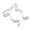 RS PRO 28.58 mm Nylon Coated Stainless Steel Spring Clip 9.53 mm Height, 3.6 mm Fixing Hole Diameter 289-607