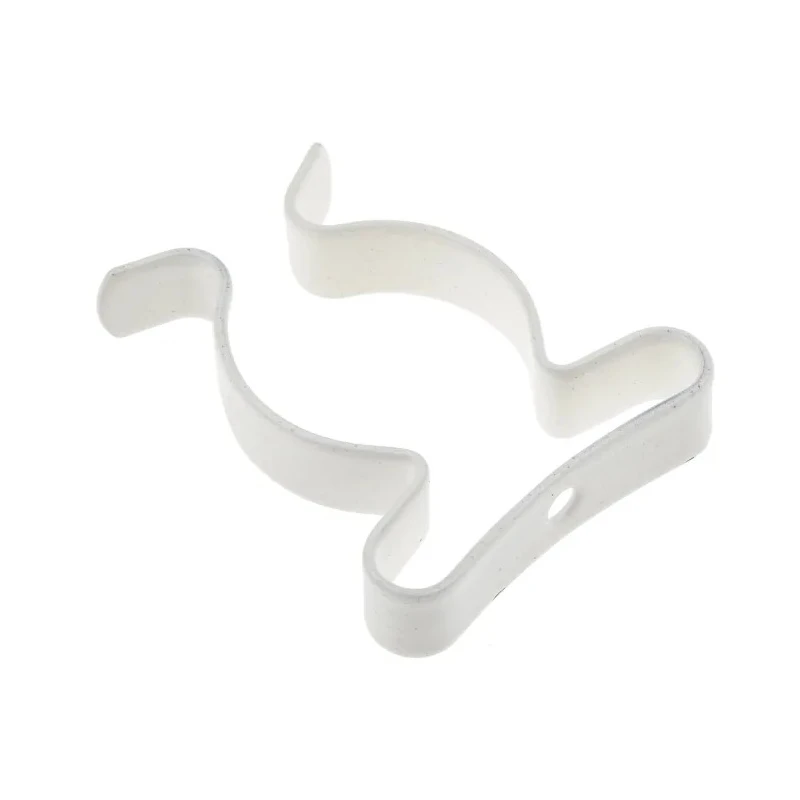 RS PRO 28.58 mm Nylon Coated Stainless Steel Spring Clip 9.53 mm Height, 3.6 mm Fixing Hole Diameter 289-607