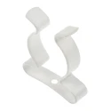 RS PRO 28.58 mm Nylon Coated Stainless Steel Spring Clip 9.53 mm Height, 3.6 mm Fixing Hole Diameter 289-607