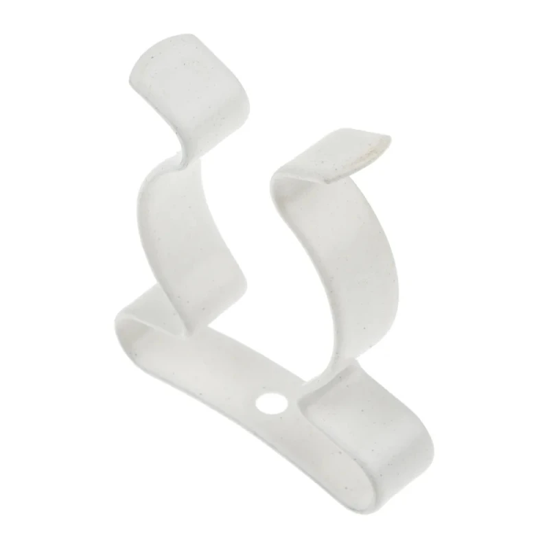 RS PRO 28.58 mm Nylon Coated Stainless Steel Spring Clip 9.53 mm Height, 3.6 mm Fixing Hole Diameter 289-607