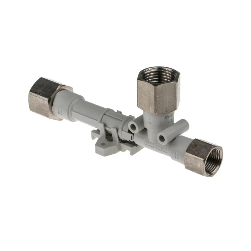 SMC Vacuum Generator for Use with PFA, Soft Nylon, Polyurethane, FEP, Nylon, Compact Pneumatic Vacuum ZH20DLA-03-04-04