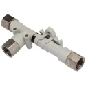 SMC Vacuum Generator, 1.8mm Nozzle Diameter, Screw-in R3/8 Pneumatic Connections, Compact Body-Ported ZH18DSA-03-03-03
