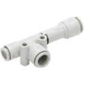 SMC Compact Pneumatic Vacuum Generator with 1.8mm Nozzle Diameter, Max Vacuum -66 kPa, Flow Rate 128 l/min ZH18DLA-03-03-03