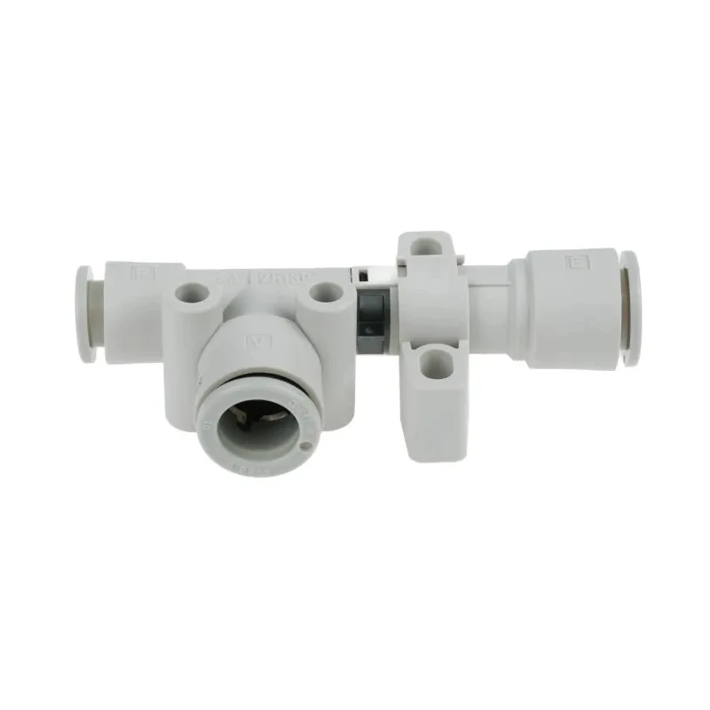 SMC Vacuum Generator Compatible with Polyurethane, Nylon, Soft Nylon, PFA, FEP Tubing ZH13DLA-08-10-10