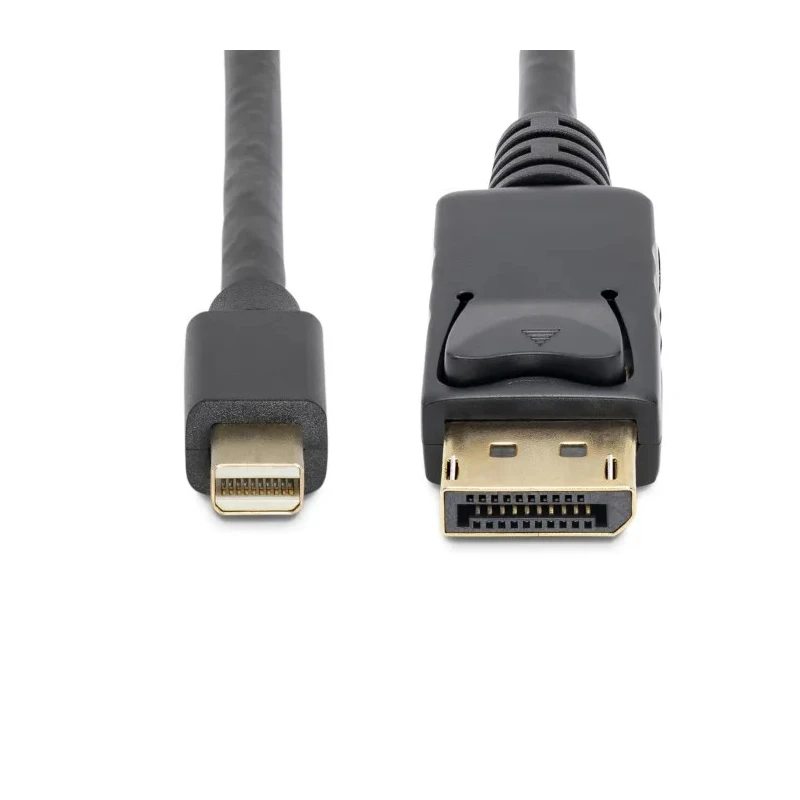 RS PRO Mini DisplayPort to DisplayPort Cable, Male to Male, Polyvinyl Chloride Jacket, 3 m, Black MDP2DPMM3M