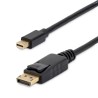 StarTech.com Male Mini DisplayPort to Male DisplayPort Polyvinyl Chloride Cable 1.8m MDP2DPMM6