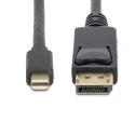 StarTech.com Male Mini DisplayPort to Male DisplayPort Polyvinyl Chloride Cable 1.8m MDP2DPMM6