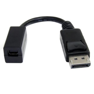 StarTech.com Male Mini DisplayPort to Female Mini DisplayPort Cable, Polyvinyl Chloride Jacket, 150 mm DP2MDPMF6IN