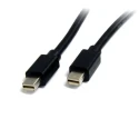 RS PRO Mini DisplayPort 2 m Male to Male Polyvinyl Chloride DisplayPort Cable MDISP2M