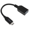 StarTech.com USB 3.0 Female USB Type C to Female USB Type A Adapter Cable Black 152mm USB31CAADP