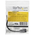 StarTech.com USB 3.0 Female USB Type C to Female USB Type A Adapter Cable Black 152mm USB31CAADP
