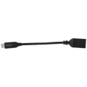 StarTech.com USB 3.0 Female USB Type C to Female USB Type A Adapter Cable Black 152mm USB31CAADP