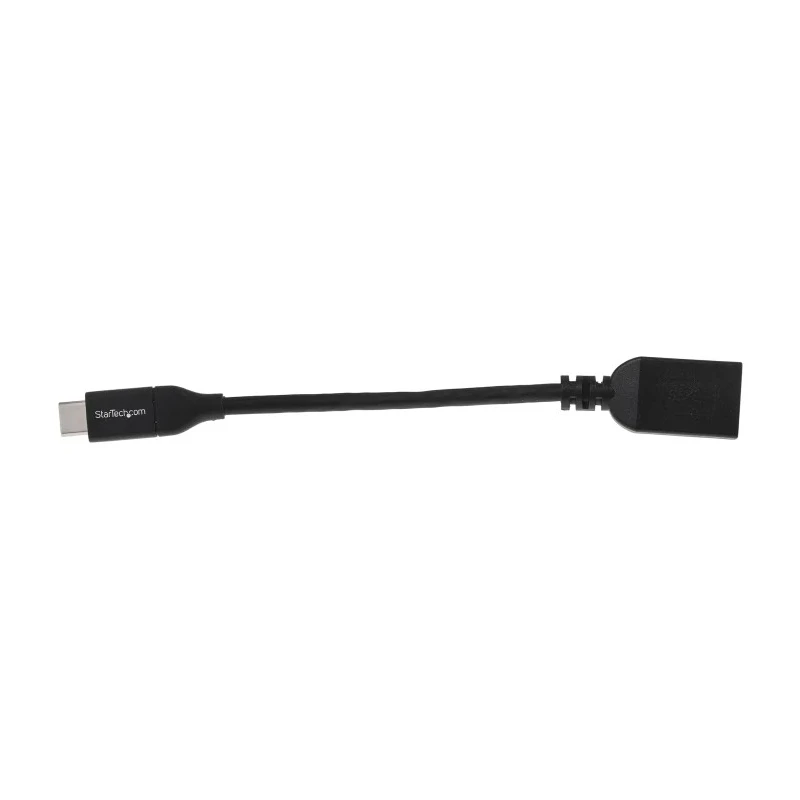 StarTech.com USB 3.0 Female USB Type C to Female USB Type A Adapter Cable Black 152mm USB31CAADP