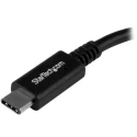 StarTech.com USB 3.0 Female USB Type C to Female USB Type A Adapter Cable Black 152mm USB31CAADP