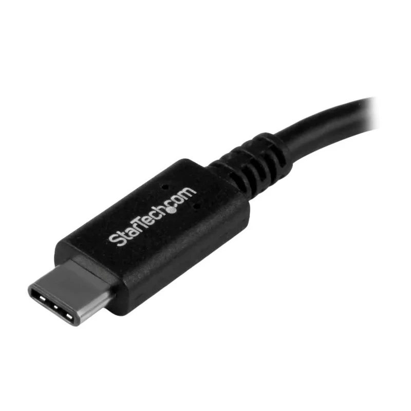StarTech.com USB 3.0 Female USB Type C to Female USB Type A Adapter Cable Black 152mm USB31CAADP