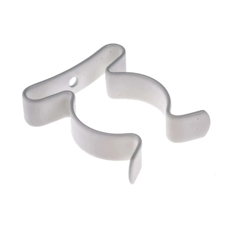 RS PRO Nylon Coated Stainless Steel Spring Clip 38.1 mm Clip to Suit Diameter, 12.7 mm Overall Height, 3.6 mm Fixing 289-629