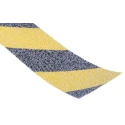 Advance Tapes Black Yellow Polyvinyl Chloride 50mm x 18m Hazard Tape 1mm Thickness AT2000