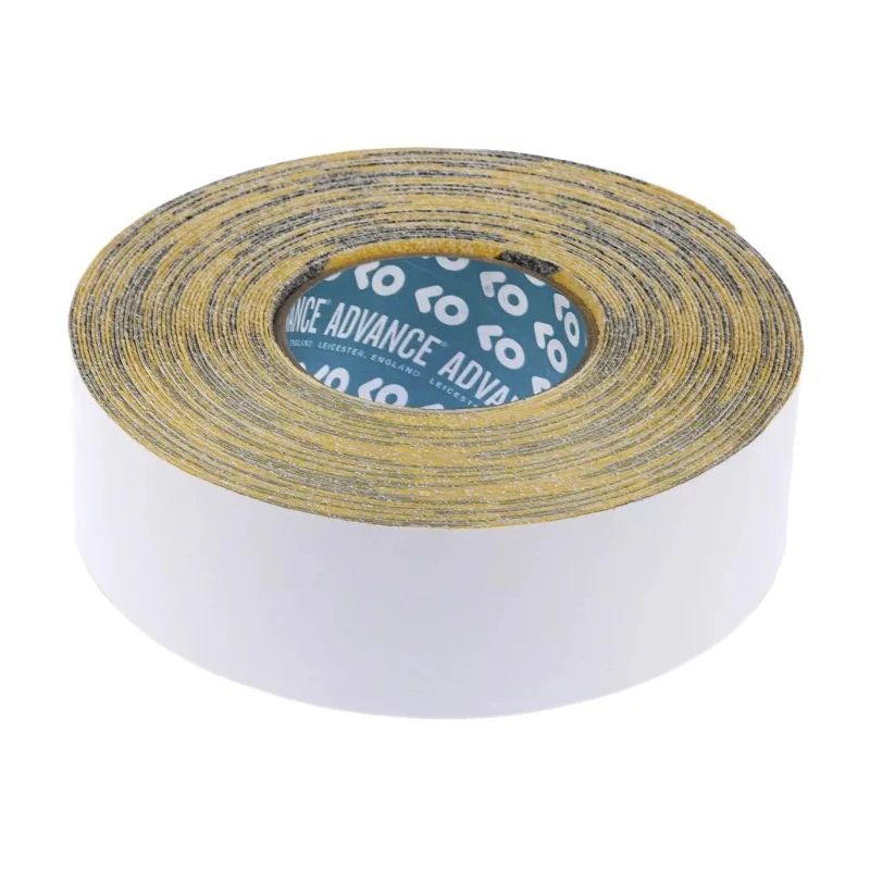 Advance Tapes Black Yellow Polyvinyl Chloride 50mm x 18m Hazard Tape 1mm Thickness AT2000