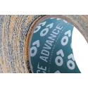 Advance Tapes Black Yellow Polyvinyl Chloride 50mm x 18m Hazard Tape 1mm Thickness AT2000