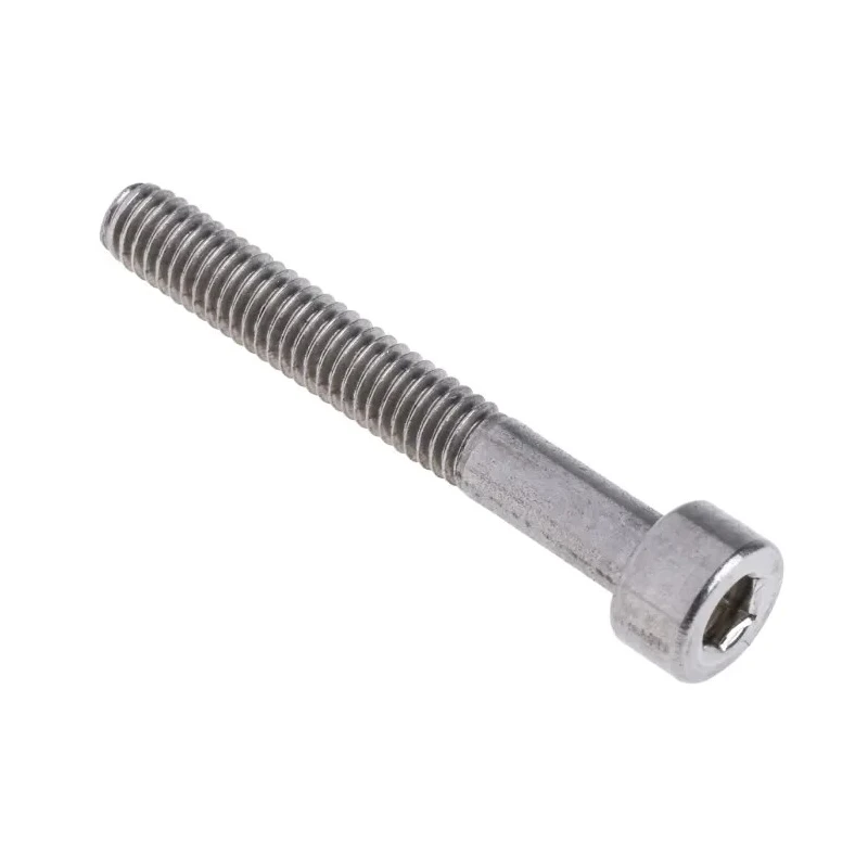 RS PRO Stainless Steel Hex Socket Cap Screw M4 x 30 mm, Plain Finish DIN 912 290-118