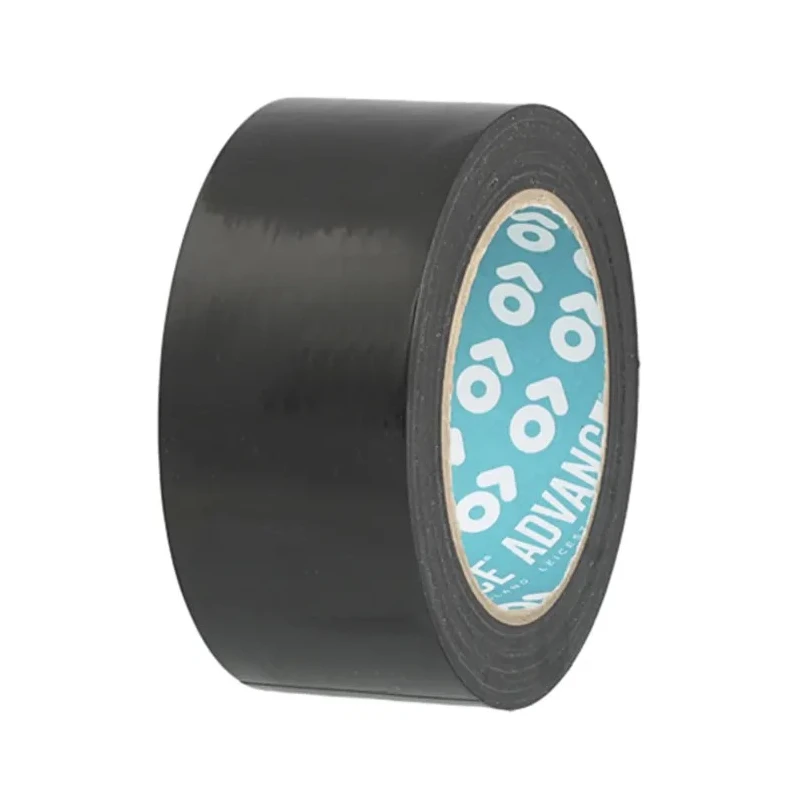 Advance Tapes Black Masking Tape 50mm Width x 33m Length Rubber Adhesive Polyethylene Terephthalate Backing AT30