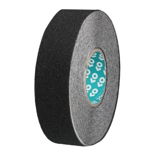 Advance Tapes Black Polyvinyl Chloride 50mm x 18m Hazard Tape 1mm Thickness AT2000