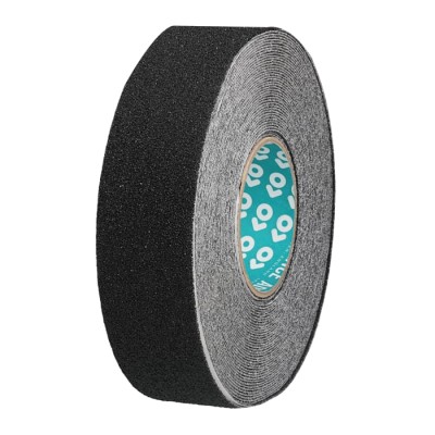 Advance Tapes Black Polyvinyl Chloride 50mm x 18m Hazard Tape 1mm Thickness AT2000