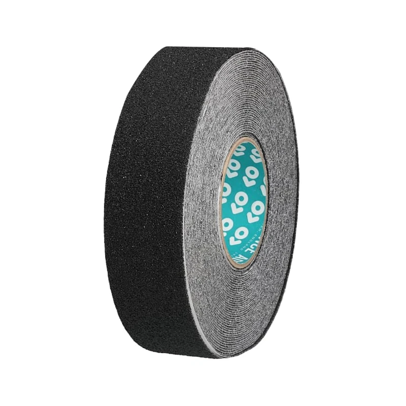 Advance Tapes Black Polyvinyl Chloride 50mm x 18m Hazard Tape 1mm Thickness AT2000