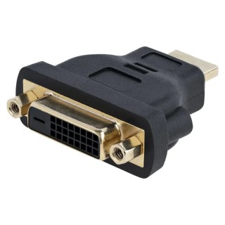 StarTech.com HDMI to DVI-D AV Adapter Black 48mm Length HDMIDVIMF