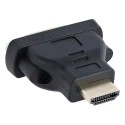 StarTech.com HDMI to DVI-D AV Adapter Black 48mm Length HDMIDVIMF